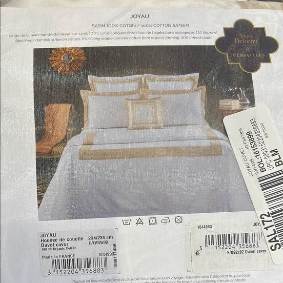 YVES DELORME
Joyau Duvet Cover, Full Queen - Picture 2 of 4